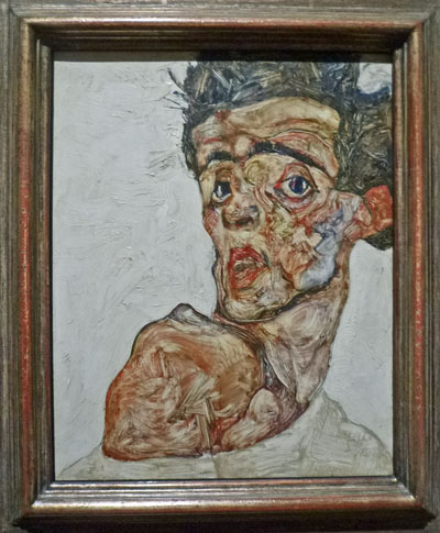 Egon Schiele self-portrait