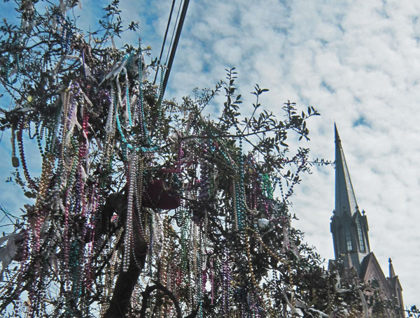 tree-beaded steeple