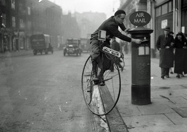 big wheel bicycle air mail