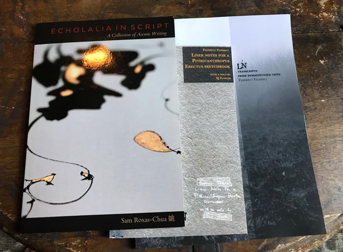 Echolalia in Script by Sam Roxas-Chua and 2 other books by Federico Federici